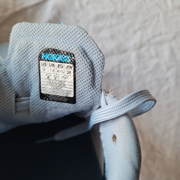 HOKA one one Elevon 2Women's Gray and Purple Sneakers Size 9 - Picture 7 of 13